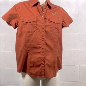 Harley Davidson snap button shirt​​​​​​​​​​​​